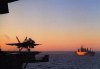 F-18 Launch at Dusk